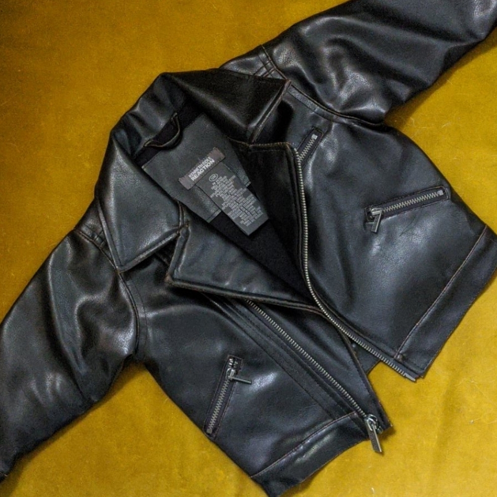 Toddler boy moto jacket
